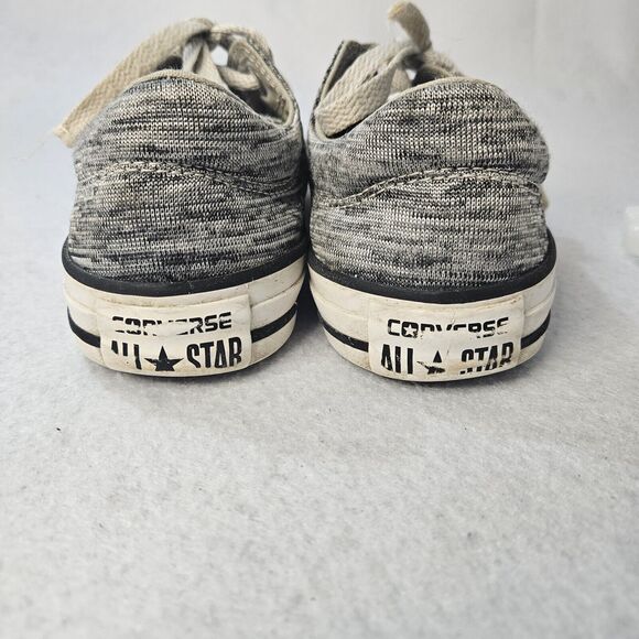 CONVERSE Chuck Taylor All Star Grey Fabric Women Sz 7 Sneaker - Picture 3 of 5